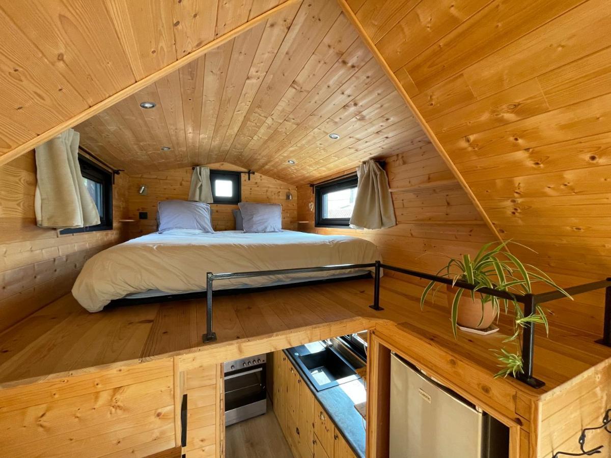 Myinsolite - Tiny-House, Jacuzzi, Brasero, Piscine เอก-มอร์ต ภายนอก รูปภาพ