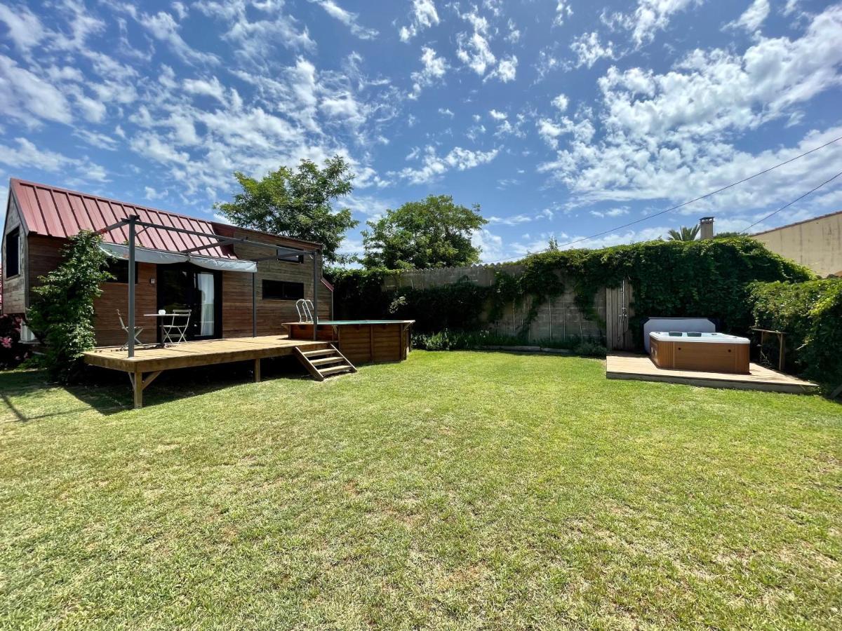 Myinsolite - Tiny-House, Jacuzzi, Brasero, Piscine เอก-มอร์ต ภายนอก รูปภาพ